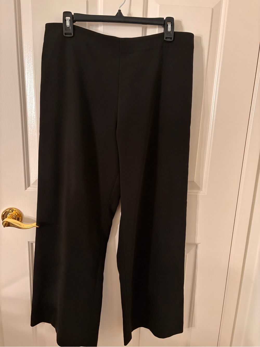 Rachel Comey Classic Wide-Leg Women's Pants in Black with one back  pocket